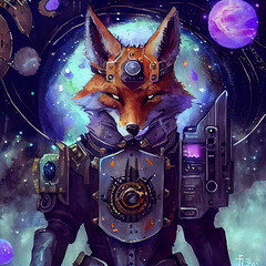  Cyberpunk Fox