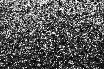 shimmering Silver glitter material background with gray sparkles