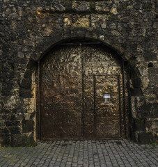 old door in the castle