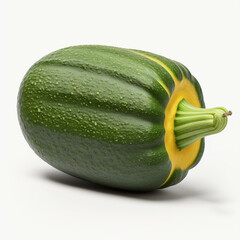 Isolated Zucchini on White