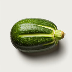 Isolated Zucchini on White