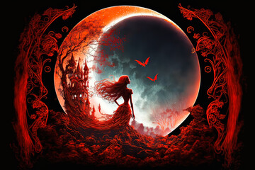 Abstract Picture The Princess The