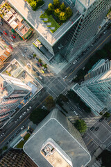 Top down view of downtown Vancouver  © Matt