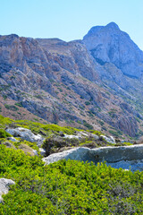 Berglandschaft auf der Halbinsel Gramvousa, Kreta (Griechenland)