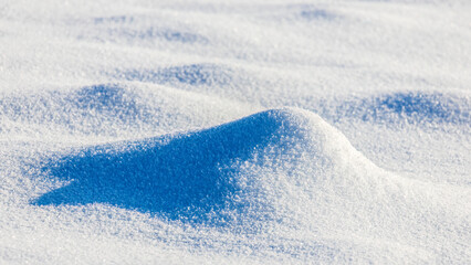 Obraz premium Background created by crystals of snowy nature.