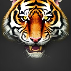 Obraz premium Illustration of a Tiger
