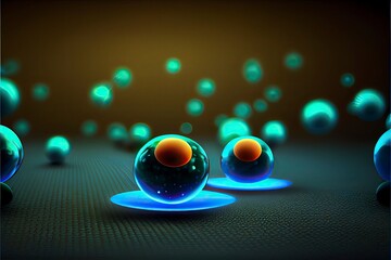 Desktop background wallpaper atoms