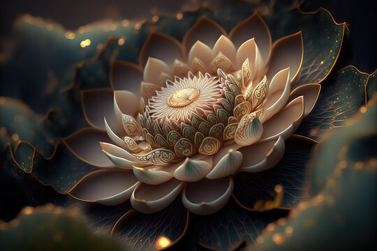 Lotus Flower | Midjourney Ai Generated