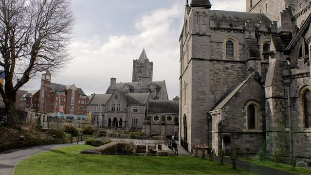 Christ Church Cathedral Outside View, Dublin, Ireland