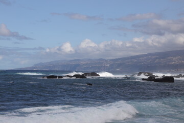 Brandung an der Nordk&uuml;ste von Teneriffa