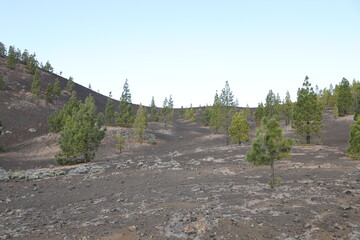 El Teide Im Dezember 2022 teilweise mit Schnee bedeckt
