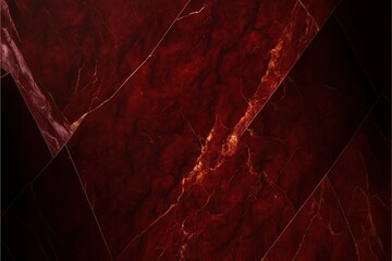 Elegant red marble texture with striking veins and markings, abstract marble texture wall or floor, generative ai