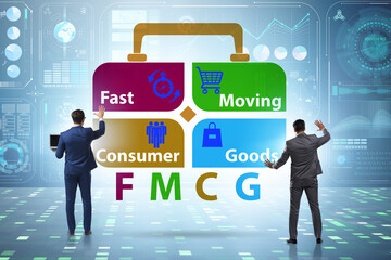 FMCG concept - fast moving consumer goods