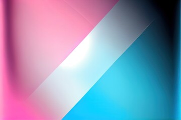Abstract background with lines, transgender flag colors. Pink, blue and white. AI Generative.