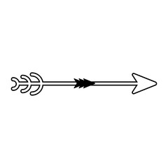 Arrow icon vector. Archery illustration sign. Direction symbol. Pointer.