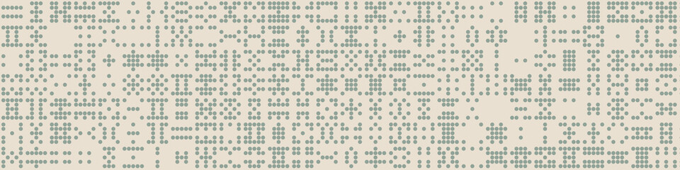 Abstract Color Halftone Dots generative art background illustration