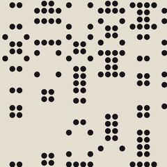 Abstract Color Halftone Dots generative art background illustration