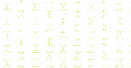 Abstract Color Halftone Dots generative art background illustration