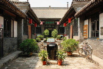 yard in an traditional Chinese house