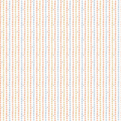 Leaves. Hand drawn doodle Leaves. Floral Seamless pattern - Vector illustration. Floral background. Leaf. Grass.