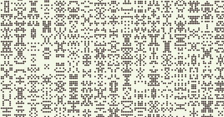 Abstract Color Halftone Dots generative art background illustration