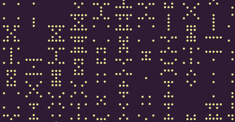 Abstract Color Halftone Dots generative art background illustration