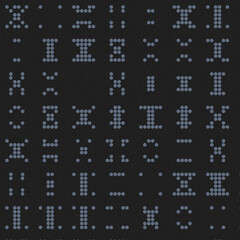 Abstract Color Halftone Dots generative art background illustration