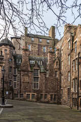 Historischer Platz in der Altstadt von Edinburgh