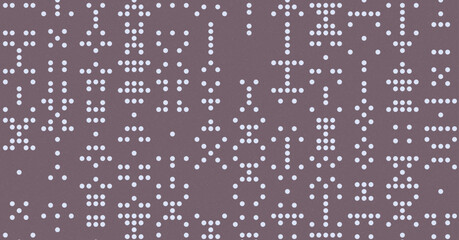Abstract Color Halftone Dots generative art background illustration