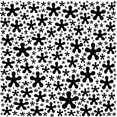 black and white seamless pattern