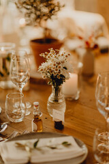 décoration de table de mariage provençale