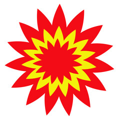 abstract flower illustration