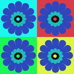 pattern with flowers