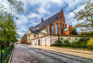 Kościół (Dominikanów) w Krakowie - obrazy, fototapety, plakaty