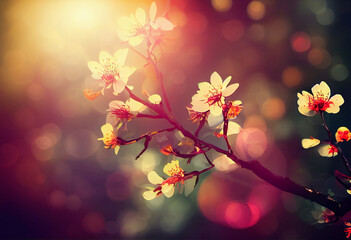 Obraz na płótnie Canvas Cherry blossoms. Spring is coming soon..