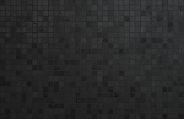 Black tile high resolution real photo. Brick seamless pattern texture square floor ceramic tiles...