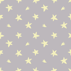 Simple floral seamless pattern