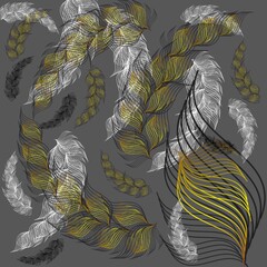 background with leaves