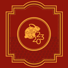 Lunar new year rabbit 