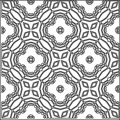 Stylish texture with figures from lines.
Abstract geometric black and white pattern for web page, textures, card, poster, fabric, textile. Monochrome graphic repeating design. 