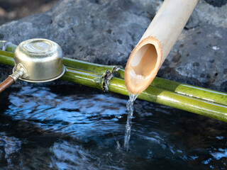 手水舎の水