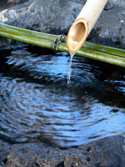 手水舎の水