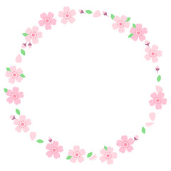 Vector illustration of floral frame.