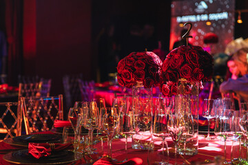 Wedding decoration red