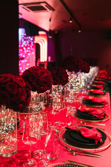 Wedding decor red