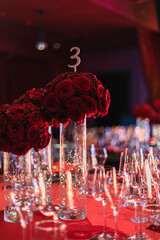 Wedding decor red