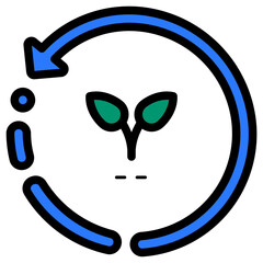 renewable eco friendly energy illustration