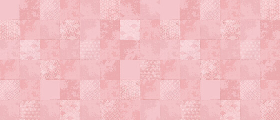 春の背景イラストフレーム