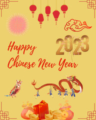 postcard chinese new year