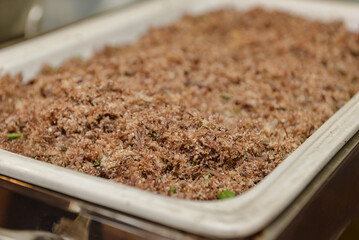 shredded dried meat, Brazilian paçoca, northeastern paçoca, northeastern food, indigenous food,...